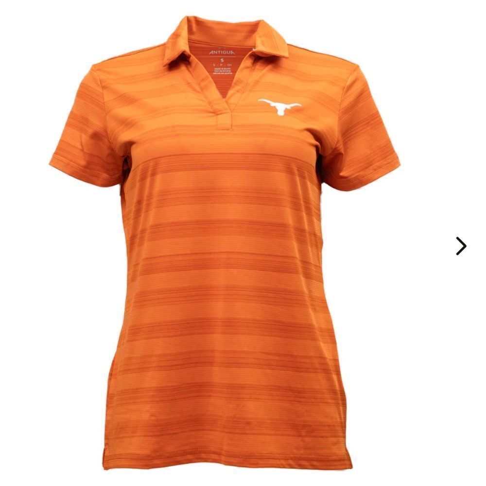Antigua Burnt Orange Women's UT Polo Shirt size S
